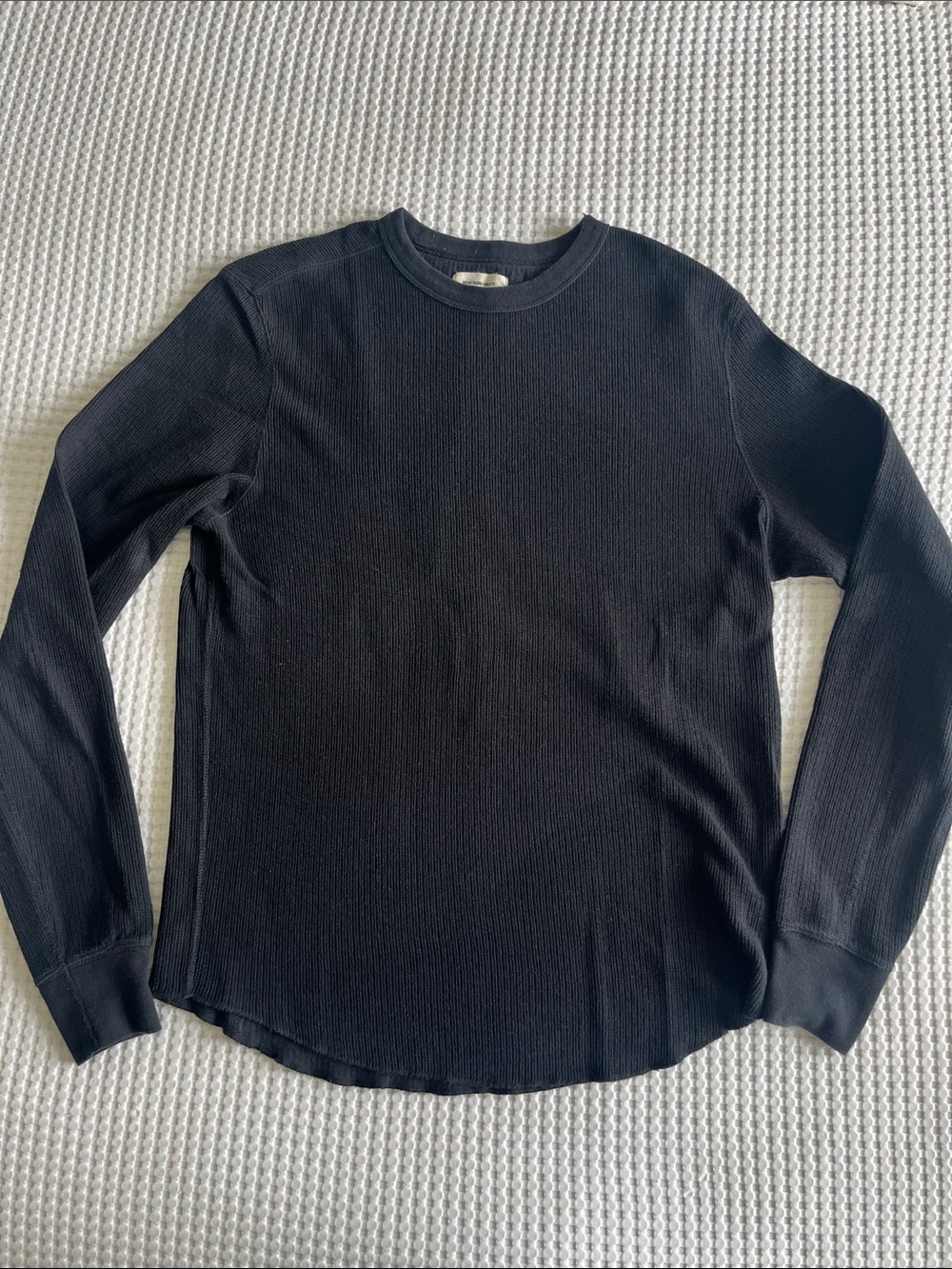 Buck Mason Black Vintage Thermal Surplus Tee